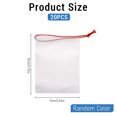 thumbnail image 2 of NOGIS 20Pcs Soap Exfoliating Mesh Soap Pouch Saver Bag, Soap Bags for Soap Bars, Net Bags with Drawstring, Soap Bags Body Facial Cleaning Tool for Bath & Shower, 4.7 x 3.5 inch (Colorful), 2 of 7
