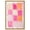 Gold Frame, variant on Color Squares I Canvas Geometric Abstract by Art Remedy, White Frame, 36 x 54