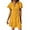 Z-Yellow Polka Dot, variant on Summer Wrap Dress for Women V Neck Short Sleeve Dress Ladies Boho Floral Dress with Belt