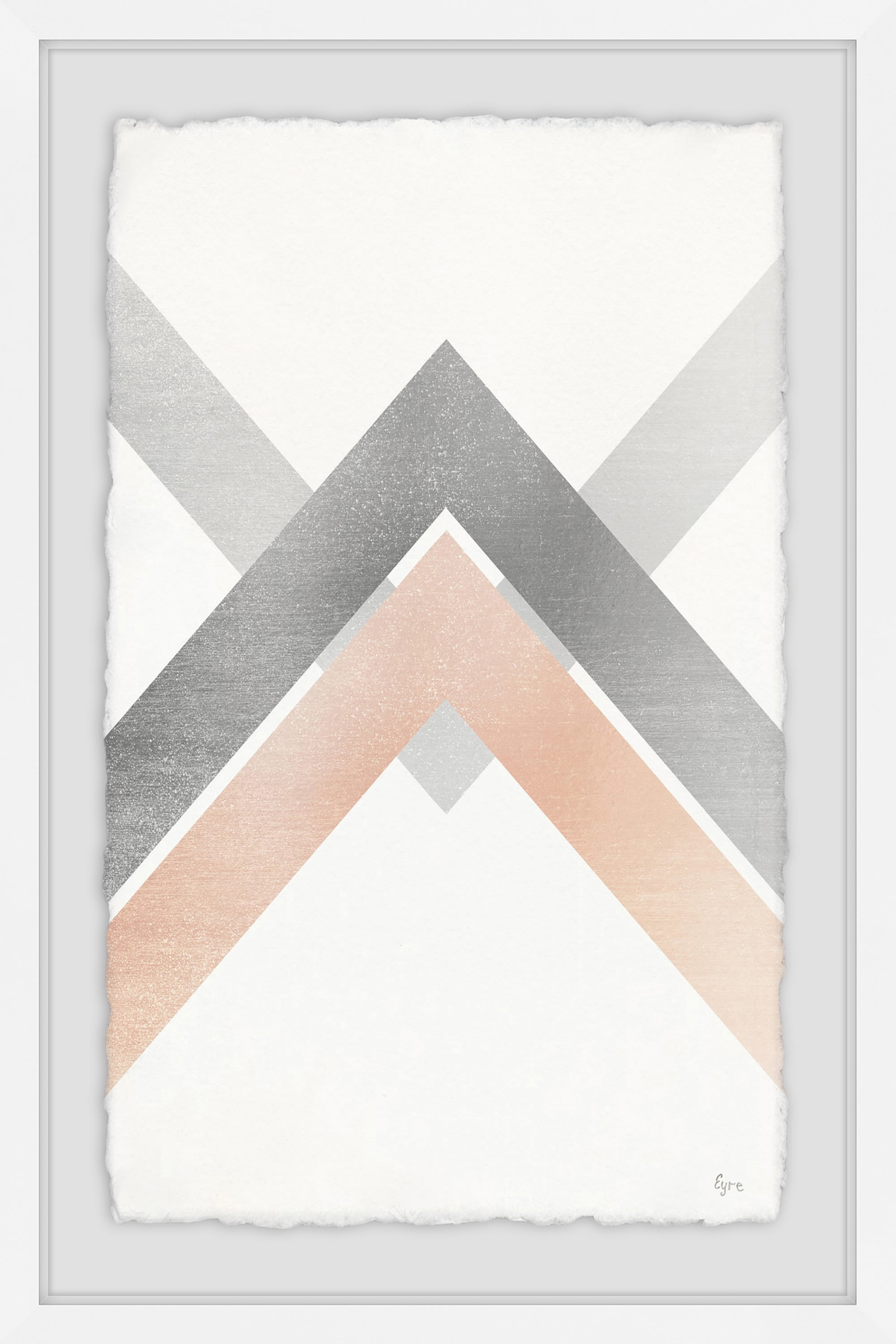 Mondes Divises Framed Painting Print
