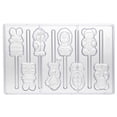thumbnail image 5 of Crystalia Polycarbonate Animals Shape Chocolate Molds 8 Independent 3D Clear Cavities for DIY, 5 of 6