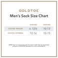 thumbnail image 2 of Calcetines GOLDTOE Harrington Crew para hombre, color marrón marlo/caqui, 6 pares, 2 of 4
