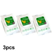 3 Pack Organic CUCUMBER Hand & Body Wipes with With ORGANIC ALOE VERA EXTRACT, ALCOHOL, PARABEN FREE…