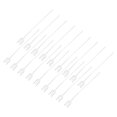 thumbnail image 1 of Floral Arrangement Pick Clear Floral Picks Plastic Bouquet Trident Picks for Florist Supplies Delicate Design Transparent 100Pcs, 1 of 3