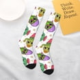 thumbnail image 6 of Bingfone Compression Socks for Women and Men Long Socks for Running Athletic Cycling Nurse-Cactus And Insects, 6 of 8