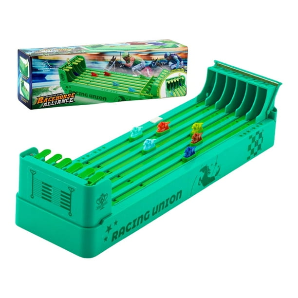 Juego de mesa clásico Yiaieng, juego de carreras de caballos a batería, máquina de carreras de caballos, juguete interactivo para fiestas familiares