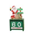 thumbnail image 1 of Wooden Christmas Calendar Christmas Decorations Desk Calendars Digital Calendar Desktop Calendar Decorations For Shelves Decor For Table Christmas Party Accessory Xmas Decor, 1 of 8
