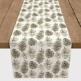 thumbnail image 3 of Creative Products Pine Cones on White 16 x 72 Cotton Twill Table Runner, 3 of 3