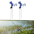 thumbnail image 3 of jinwen 2Pcs Titulaire de Canne à Pêche Support de Support de Poteau de Pêche Support Extérieur Bleu, 3 of 8