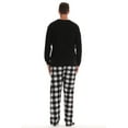 thumbnail image 3 of #FollowMe Mens Novelty Pajama Pants Set with Matching Socks  Fun & Comfy Sleepwear (Buffalo Plaid - Bring Me Beer White, XX-Large), 3 of 4