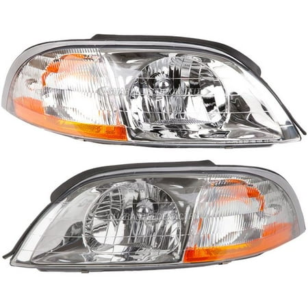 Pair New Left Right Headlight Embly For Ford Windstar 2001 2002 Pair New Left Right Headlight Embly For Ford Windstar 2001 2002 2003
