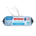 thumbnail image 3 of (8 pack) Huggies 99% Pure Water Unscented Wipes, 1 Flip-Top Packs, 56 Total Count, 3 of 9