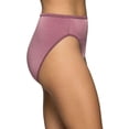 thumbnail image 3 of Women's Vanity Fair 13108 Illumination Hi-Cut Brief Panty (Berry Glaze 9), 3 of 5