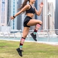 thumbnail image 6 of Lsque Cool Cat Pink Sunglasses Pattern Sport Compression Socks for Men & Women 15-20 mmHg Knee High Nurse Pregnant Running Medical and Travel Athletic, 6 of 6