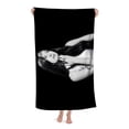 thumbnail image 3 of Olivia Rodrigo Toalla de playa de secado rápido con diseño temático, regalo para mujeres y niñas, ideal para cumpleaños, fans, amantes de la música, uso en la playa o al aire libre,78*180cm, 3 of 6