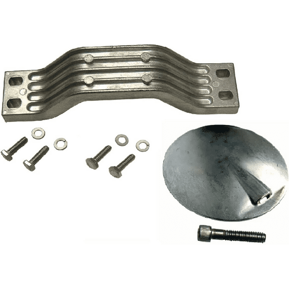 Aluminum Anode Kit For Yamaha F200 F225 F250 F300 3.3L & 4.2L V6 KIT With Flat Skeg Anode