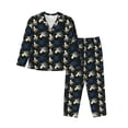 thumbnail image 1 of Balery Octopus 1 Conjunto de Pijama con Estampado para Mujer, Conjunto de Dos Piezas con Manga Larga, Ropa de Dormir Suave con Bolsillos, Pijamas Cómodos-Small, 1 of 7