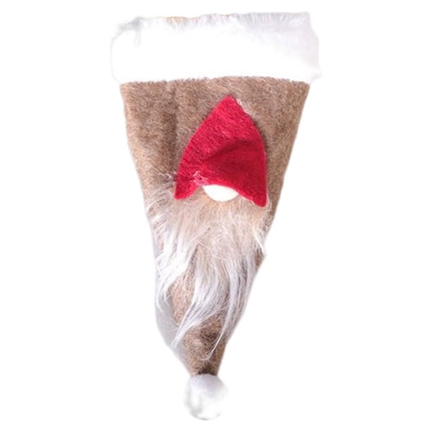 Advancent Cubiertos de Navidad Cubiertos Vajilla Bolsas Festival Telas no tejidas Cubiertos Bolsillo Hogar Vacaciones Cena Bebé Suministros de Kits de decoración para fiestas Marrón