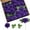 Purple, variant on Scheam 25 Pieces Artificial Flower Roses, Real Touch Fake Foam Roses for DIY Bouquet Wedding Party Baby Shower Home Decoration (Royal Blue)