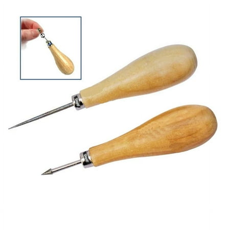 DIAMOND BEAD REAMERS SET 2Pcs POINTED & CONE TIP ON HANDLES BEADWORKING TOOLS