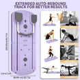 thumbnail image 3 of 8-in-1 Multi-Functional ABS Yoga Board - Portable Folding Pilates & Abdominal Strength Trainer with Adjustable Handles,  Design for Home Fitness, 3 of 6