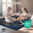 thumbnail image 4 of ODIKA 2'x3' Machine Washable Non-Slip Area Rug, Oceanic High Traffic Rug, Blue, 94248, 4 of 7