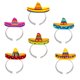 thumbnail image 4 of sombreros de sombrero,6pcs Sombrero Diadas Fiesta de la fiesta mexicana con decoraciones de banda para la cabeza del festival de diadema FRCOLOR Hogar14162664, 4 of 7