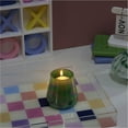 thumbnail image 5 of Urban Shop 6.7" x 5.9" Iridescent Green Mushroom Candle, 5 of 10