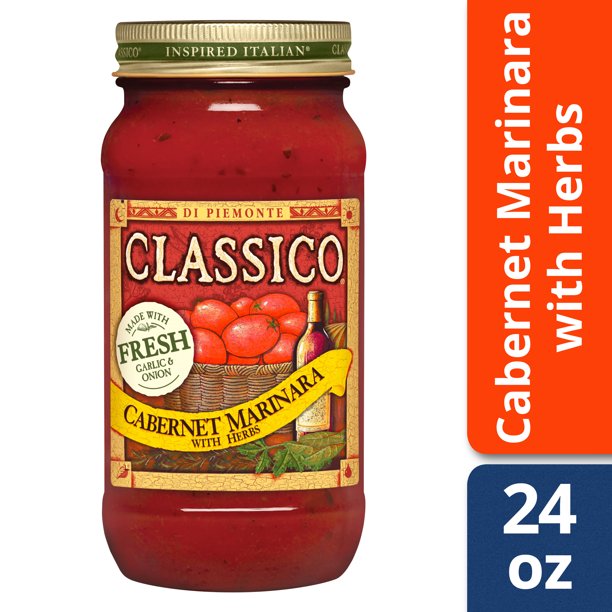 Classico Marinara with Herbs Pasta Sauce, 24 oz Jar