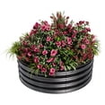 thumbnail image 1 of Durable Rust-Resistant Galvanized Steel Raised Garden Bed - Round Metal Planter Box with Safe Rubber Edging, Open Bottom for Superior Drainage, Easy Assembly for Outdoor Vegetables, Flowers, Fruits, 1 of 7