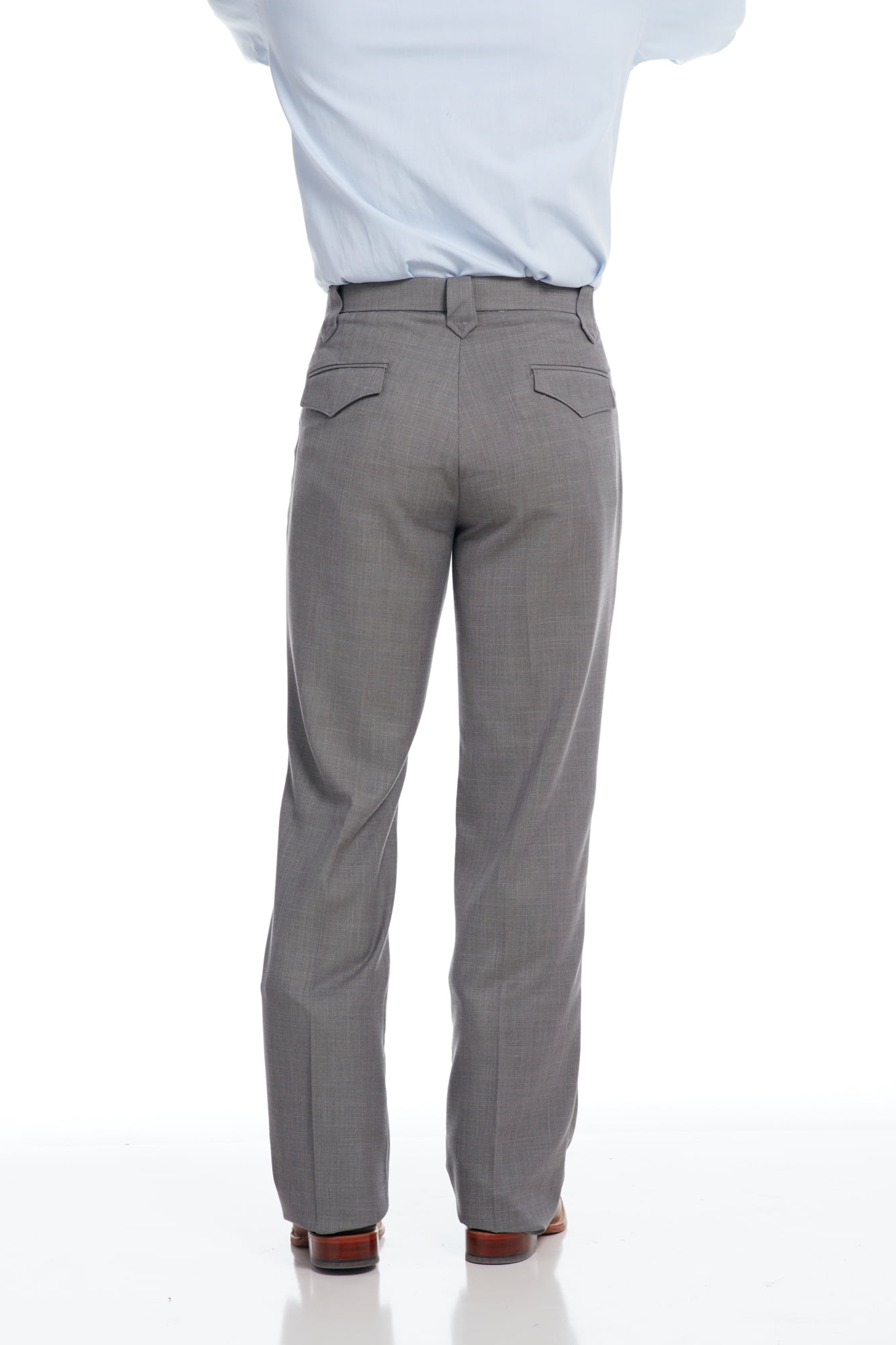 Steel Grey Polyester Pants Ranch Dress 
