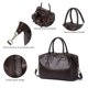 thumbnail image 4 of VM-Bolso clásico de piel de vaca KISS para mujer, bandolera de hombro de cuero genuino de gran capacidad, bolso de mano de diseñador de lujo, 4 of 5
