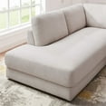 thumbnail image 7 of Griffith Modern Cozy Living Room Left Facing Cream Fabric Linen Sectional Sofa, 7 of 7