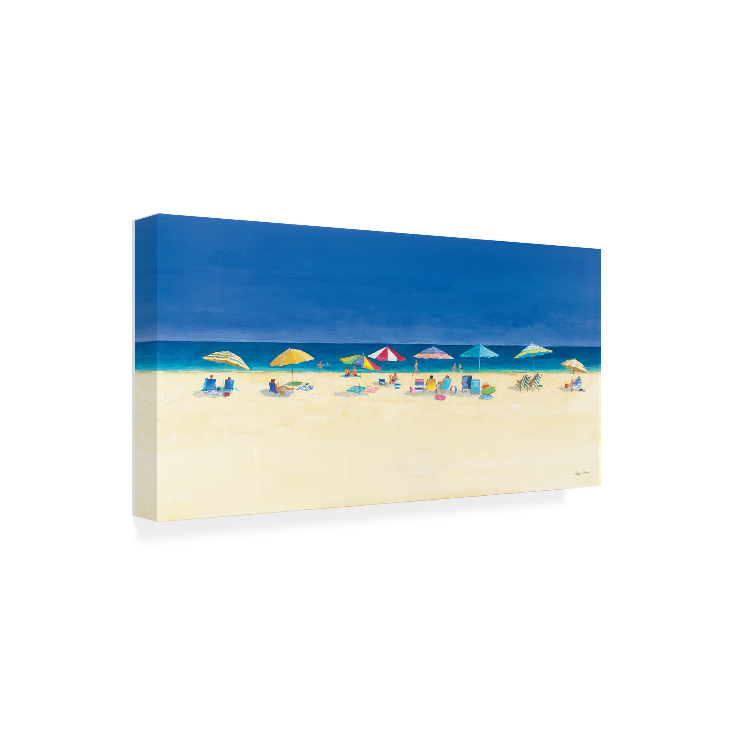 Avery Tillmon 'Day at the Beach' Canvas Art
