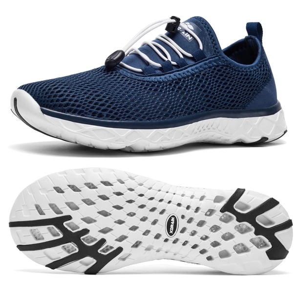 Zapatos Acuáticos ALEADER Xdrain Secado Rápido Azul Marino Hombre Talla 12