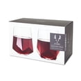 thumbnail image 3 of Viski Seneca Wine Glasses for White and Red Wine, Cocktails, 20 oz Set of 2, 3 of 13