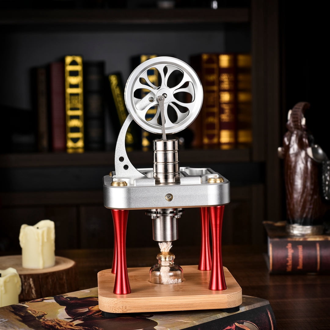 ENGINEKIT M16-C Vertical Water-Cooled High-Temperature Stirling Engine Model Kit Education Research Study