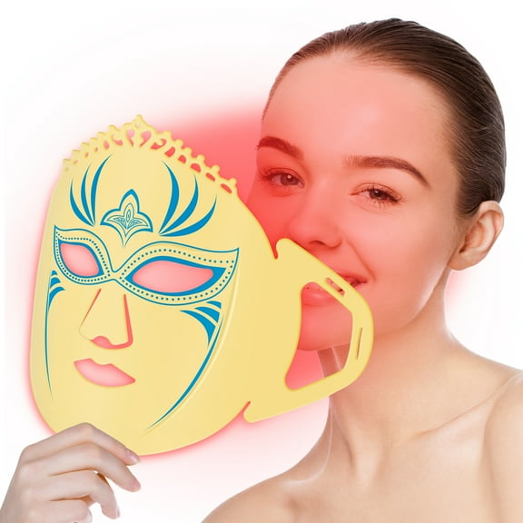 ZJKC Wireless Rechargeable 7 Color LED Treatment Skin Tightening Facial Massager Skin Care LED Mask Women Beauty Mask Absorption