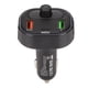 thumbnail image 5 of Cargador de coche multifunción estilo fibra de carbono Transmisor FM inalámbrico Bluetooth 5.1 Carga rápida Llamadas manos libres con luz LED, 5 of 12