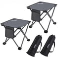 thumbnail image 1 of Taburete de camping Roptat, paquete de 2, plegable, compacto y ligero, 33 cm, 1 of 5