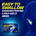 thumbnail image 5 of Advil PM Liqui-Gels Minis, 40 Liquid Filled Capsules, 5 of 13