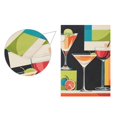 thumbnail image 5 of Yayeee Garden Flag 12" x 18" Double Sided Outdoor Yard Lawn Holiday Decorations, Art Cocktails, 5 of 6
