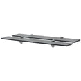 thumbnail image 1 of vidaXL Floating Shelves 2 pcs Glass 70x20 cm 8 mm, 1 of 4