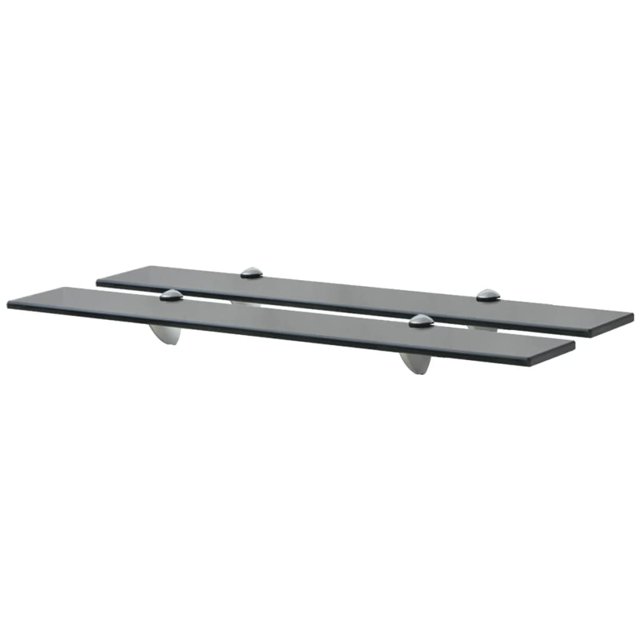 vidaXL Étagères Flottantes 2 Pcs Verre 70x20 cm 8 mm