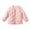 Pink, variant on Girls V-Neck Inner Down Jacket, Lightweight Open Front Layering Coat, Nylon Warm Casual Outerwear for Kids Daily Layering (Purple, 3-4 Years)