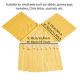 thumbnail image 2 of Guinea Pig Corner Hideout, Small Animal Hideout Hammock, Ferret Cage Accessories Cute Hammock, Soft Hanging Fleece Toy for Hamster, Bunny, Chinchilla, Hedgehog, 2 of 9