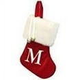 thumbnail image 5 of 7" Red/White Monogram "J" Mini Stocking, 5 of 5