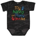 thumbnail image 3 of Inktastic Nanny and Poppy Love Me Grandkid Boys or Girls Baby Bodysuit, 3 of 5