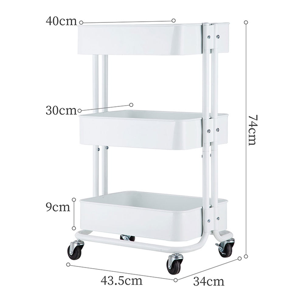 Lowestbest 3-Tier Home Kitchen Storage Utility Cart, Rolling Utility Cart Tower Rack for Home Kitchen Office Bathroom Lowestbest 3-Tier Home Kitchen Storage Utility Cart, Rolling Utility Cart Tower Rack for Home Kitchen Office Bathroom