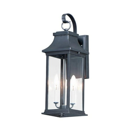 

Maxim 30023CLBK 20 in. Vicksburg 2 Light Black Outdoor Wall Mount